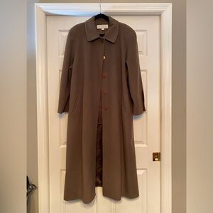 Liz Claiborne Brown Wool Coat